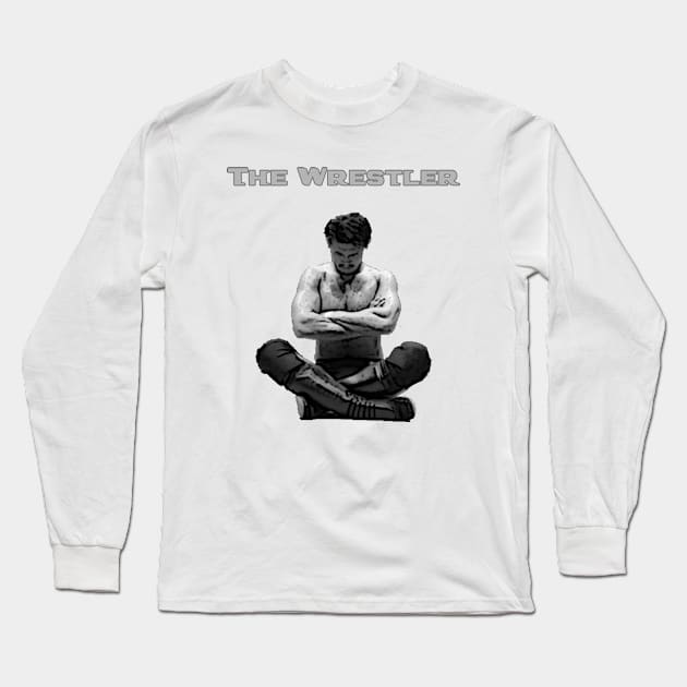 The Wrestler (Regular Font) Long Sleeve T-Shirt by MaxMarvelousProductions